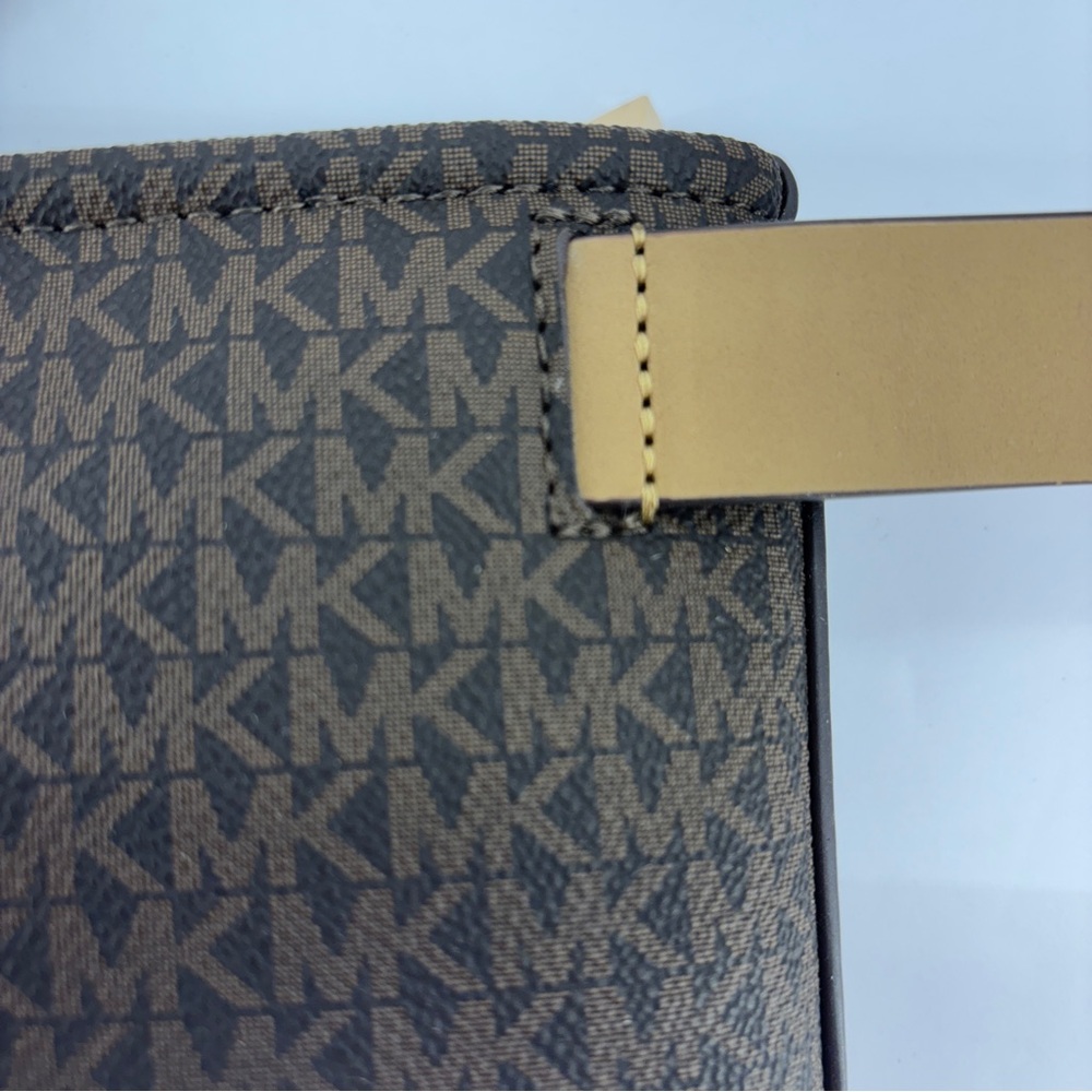 Michael Kors Chocolate Brown Logo Belt Bag Fanny Pack Brand New With Tags Womens - Picture 7 of 14
